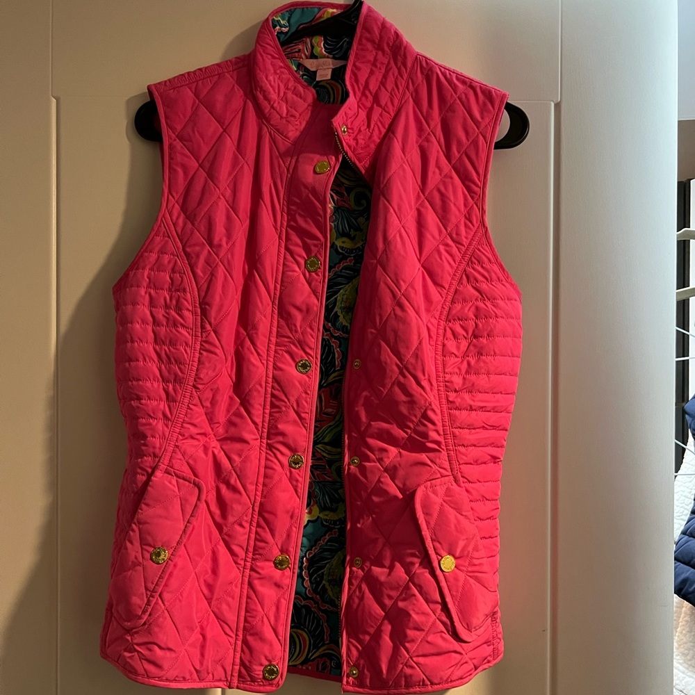 Euc Lilly Pulitzer pink vest